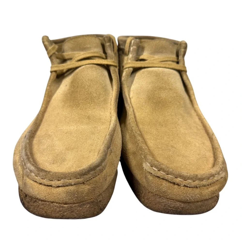 Clarks Originals Wallabee Shoes Men 13 Maple Suede Moc Toe Crepe Sole Chukka